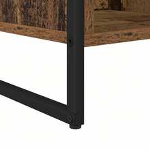 vidaXL Biblioteca madera antigua 68 x 30 x 108,5 cm madera de ingeniería - Marrón - Ver 10