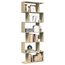 vidaXL Tavolino separato da 6 pezzi ebenex chêne sonoma 70x24x193 cm - Castano - Visualizzare 1