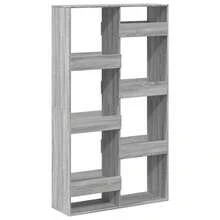 vidaXL Cloison de séparation sonoma gris 100x33x175 cm fabriqué en ingénierie - Gris - Voir 2