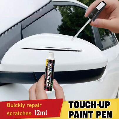 JB-XPCS 汽车补漆笔 - 精密油漆修复研磨工具，用于快速干燥的汽车漆面修复、划痕和缺损修复，多色汽车漆面抛光剂，适用于汽车和摩托车