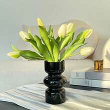 Flower Realm Artificial Tulips Real Touch, High-Quality Best Seller For Hotel, Office & Home Decorations, Wedding Bouquets, Dining Table Decor, Valentine's Day - Multicolor - View 2