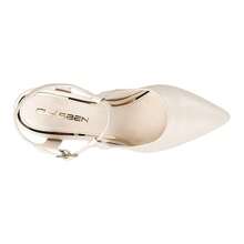 TACONES CLASBEN KENNETH MUJER SIMIPIEL BEIGE - Beis - Ver 4