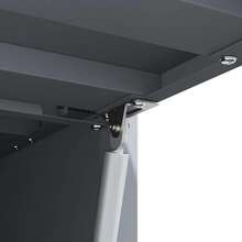 vidaXL Armoire murale pour garage Anthracite 80 x 33 x 35 cm - Gris - Voir 8