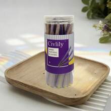 New Year Gift Recommendation: [Civlly New Year Bonus Purple Bucket Set Of 30 Pieces, Length 10.8cm * Width 1cm * Height 2.6cm]. Handmade, The Paper Is Thin And Flexible. Clear , Suitable For Parties, New Year, Halloween, Thanksgiving, Easter Gifts. Convenient To Carry, Economical And Practical. - Purple - View 1