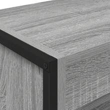vidaXL Biblioteca 2 unidades gris Sonoma 80 x 30 x 155 cm - Gris - Ver 8