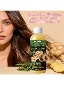 100毫升生姜洗发水，深层清洁，控油，强韧发丝，减少断发。含生物素，控油去屑，改善干枯发质，稳固发际线。迷迭香洗发水，男女通用，方便旅行携带。 - 1 瓶 100 毫升 - 查看 3