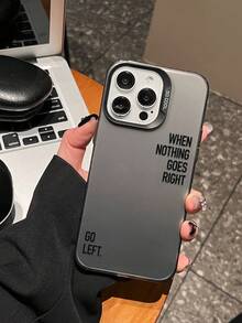 励志英文图案手机壳，兼容苹果 17、16、15、14、13、12、11 Pro Max、X、XR、XS Max、8、7 Plus，带防震磨砂后盖，兼容三星系列 - 彩色 - 查看 4