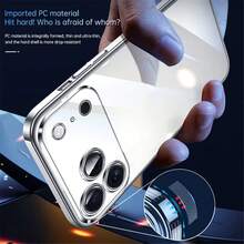 Hadaasi 1 st grönt elektropläterat hårt skal med transparent linsfilm, hög transparens PC, anti-gulning, heltäckande, fallskydd med dammnät, lätt och smalt telefonskal kompatibelt med 17 Pro/17 Pro Max, Apple Air, 17/16 Pro/16 Pro Max/16 Plus/16/15 Pro/15 Pro Max/15 Plus/15/14 Pro/14 Pro Max/14 Plus/14/13 Pro/13 Pro Max/13/12 Pro/12 Pro Max/12/11 Pro Max/11/11 Pro/XS Max/XR/XS - Grön - Visa 7