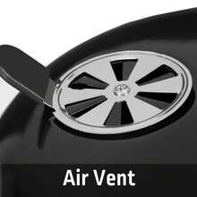 Charcoal Grill, 14.5 Inch Portable Charcoal Grill, Black - Đơn - Xem 7