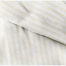 Luxury Striped Duvet Cover Set, Standard/King Size, Ivory Velvet Texture. - Multicolor(多色) - 查看 5