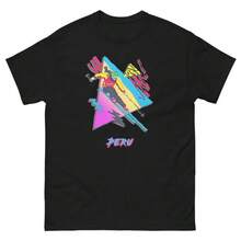 Camiseta Retro Esquiador Perú Esquí Diversión - Negro - Ver 12