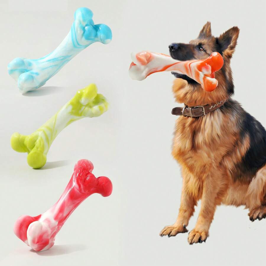 Đồ chơi gặm mới cho chó cưng, mô phỏng xương để mài răng và gặm. - Nhiều màu - Xem 1