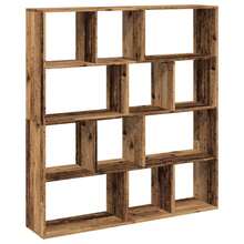 vidaXL Bibliothèque vieux bois 132x29x141,5 cm ingénierie du bois - Tabac - Voir 2