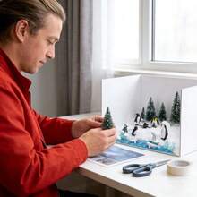 Codree 30 Pcs Arctic Animals Habitat Diorama Project Set Arctic Diorama Box Kit Figurine Toys Model Polar Bear Penguin Animals Figurines Diorama Supplies For DIY Crafts Gifts School ProjectIntellectual Stimulation, Early Education - ArcticStyle 30 chiếc - Xem 6