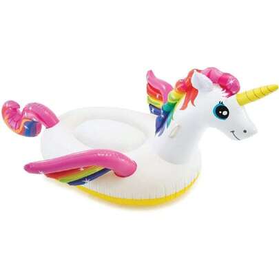 - Inflable de unicornio, para alberca, 79 "X 55" X 38 ",39508469