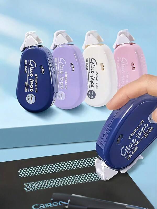 Durable Double-Sided Tape Rollers, Easy-Release Design, Suitable For Scrapbooking, Crafts, And Office Use, Ideal For Home, School, And Journaling Projects, Ideal For Crafts And Projects, Scrapbooking Supplies, Crafting Essentials.