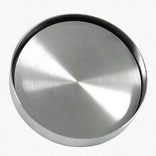 Molde de Acero Inoxidable para Prensas de Hamburguesas Redondas Hace 4 1/2" Empanadas 1 " - como se muestra en la imagen - Ver 5