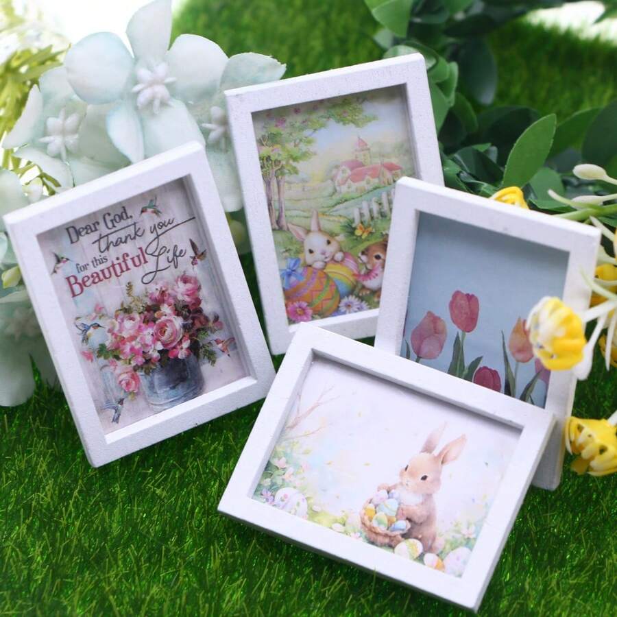 1/4 món đồ chơi thức ăn thu nhỏ, tranh treo tường sống động như thật, tranh trang trí nhà búp bê thu nhỏ, phụ kiện trang trí cảnh thu nhỏ, tranh trang trí phòng khách nhà búp bê, tranh treo tường phòng ngủ nhà búp bê, mô hình nội thất nhà búp bê tỷ lệ 1:12, đạo cụ chụp ảnh, quà sinh nhật/Ramadan. - Nhiều màu - Xem 1