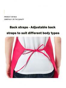 1pc/3pcs/6pcs Unisex Apron With 1 Spacious Pocket, Machine Washable, Suitable For Kitchen, Crafts, BBQ, Painting - Dark Green - View 4