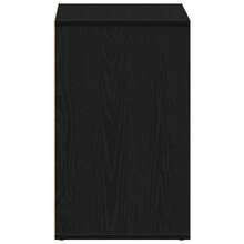 vidaXL Armoire de cosmétiques avec étagère Chêne noir 80 x 40 x 65 cm - Noir - Voir 7