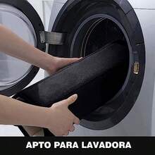 Timotech Tapete de Bao Antideslizante, Suave y Duradero, Absorbe al Agua, Alfombra para Bao de Espuma elstica con Forro Trasero de Goma, Tapete para Cocina y Bao (32x20, Negro) - 1'1" x 8" (rectangular) + negro 1 - Ver 7