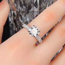 1pc S925 Sterling Silver 3.0ct Moissanite Ring, Fashionable Niche Elegant, Couples Style, Proposal, Engagement, Wedding, Valentine's Day, Anniversary Gift, Suitable For Daily Wear, Honeymoon, Date, Party, Gift, Halloween, Christmas Gift