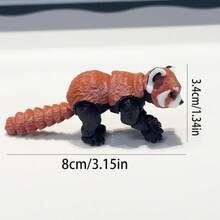 3D Printed Cute Panda Figurine, Plastic Desk Decor Sculpture, Holiday Gift - Multicolor - View 4