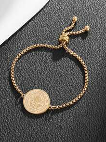 1PC Stainless Steel Saint Benedict Medal Bracelet Saint Benedict Cross Bracelet Men's Women's Christian Pastor Exorcism Talisman Jewelry - Fashion - View 9