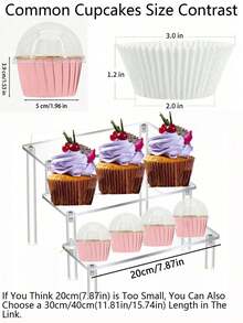 Giá trưng bày tráng miệng bằng acrylic 4/3/2/1 tầng, giá đựng bánh cupcake, giá đựng bánh kem cho tiệc sinh nhật, bàn tráng miệng đám cưới, trang trí đám cưới, đồ dùng tiệc cưới, giá đựng bánh cưới, bàn tráng miệng tự phục vụ, tiệc sinh nhật, trưng bày bàn tiệc cưới - Nhiều màu - Xem 6