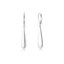 925 Sterling Silver Long Teardrop Dangle Earrings Women Hypoallergenic Drop Leverback Earrings  Silver Long Teardrop Dangle Earings Jewelry Gifts - Bạc A - Xem 1