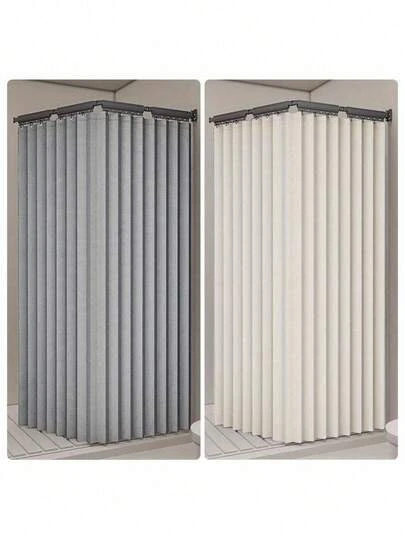 Cortina de ducha plegable moderna - Separación húmeda/seca, material de poliéster, diseño a rayas con ganchos y correa de almacenamiento, adecuada para uso doméstico y hotelero durante todo el año, decoración de baño, cortina de ducha, partición multifuncional, estilo moderno, fácil mantenimiento (varilla plegable no incluida)