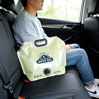 Thùng đựng nước gấp gọn di động dung tích lớn 8 lít, túi đựng nước dã ngoại, chất liệu dày dặn bền chắc, nhẹ và có thể gấp gọn, có tay cầm và vòi để dễ dàng lấy nước, lý tưởng cho cắm trại, leo núi, đi bộ đường dài, du lịch đường bộ, dã ngoại và dự trữ nước khẩn cấp.