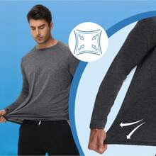 Tendencia3 Pack Playera Deportiva Para Hombre Compresión Manga Larga Negro Gris Oscuro Azul Oscuro Tejido Catiónico M Tejido CatiónicoCalidad premium - 1 - Ver 5