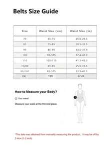 1 chiếc thắt lưng thời trang đa năng, thắt lưng corset cho nữ - màu đen - Xem 5