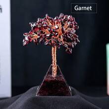 1件天然石树金字塔底座水晶树能量保护疗愈冥想灵气脉轮风水树，圣诞礼物的理想之选 - 奧根金字塔樹 - 查看 19