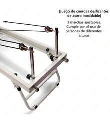 Pilates Bed & Ladder Bucket - Light Grey - View 5