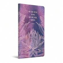 Softcover Journal – "Who Looks Outside, Dreams. Who Looks Inside, Awakens."- A Write Now Journal With 128 Lined Pages, 5\W X 8\H - 紫色外面 - 查看 4