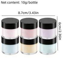 Bộ bột acrylic 6/24 màu, Hồng Y2K, Màu da, Trắng, Đen, Tím, Bột acrylic làm móng chuyên nghiệp dùng để nối móng, tạo hình móng, không cần đèn khò, 10g/gói. - Nhiều màu - Xem 4