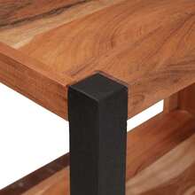 vidaXL Étagère Marron 70 x 30 x 110 cm Massiccio Bois d'Acacia - Castano - Visualizzare 7