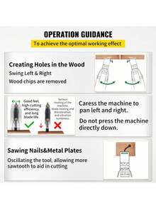 100PCS Oscillating Saw Blades, Quick Release Multitool Blades Kit, HCS Tool Blades For Wood Plastic Metal Nails Bolts, Compatible With Dewalt Fein Worx Bosch Makita Milwaukee - 黑色 - 查看 6