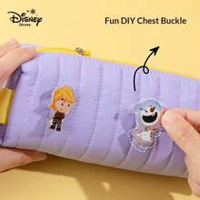 Disney 迪士尼冰雪奇缘系列大容量可爱高品质铅笔盒，拉链帆布文具便携笔袋 - 單件 - 查看 5