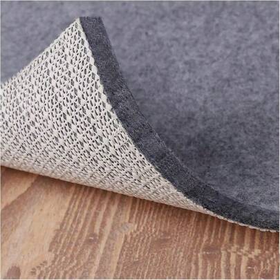 antideslizantes para alfombras, 2 x 6, 1 4 pulgadas de grosor, fieltro goma de doble capa, proporciona proteccin y amortiguacin para suelos de madera dura o azulejos