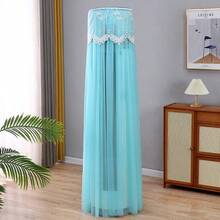 1pc Cylindrical Air Conditioner Dust Cover, Universal Top Lid Cloth, Can Start AC Without Removing Dust Cover - Multicolor - View 5