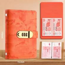 1 Product: Ink Wash Painting Cash Savings Book - A6-Sized Wallet-Style Money-Saving Notebook, Capable Of Storing Banknotes, Is A Popular Budget Record Book For Saving Purposes. - Multicolor - View 14