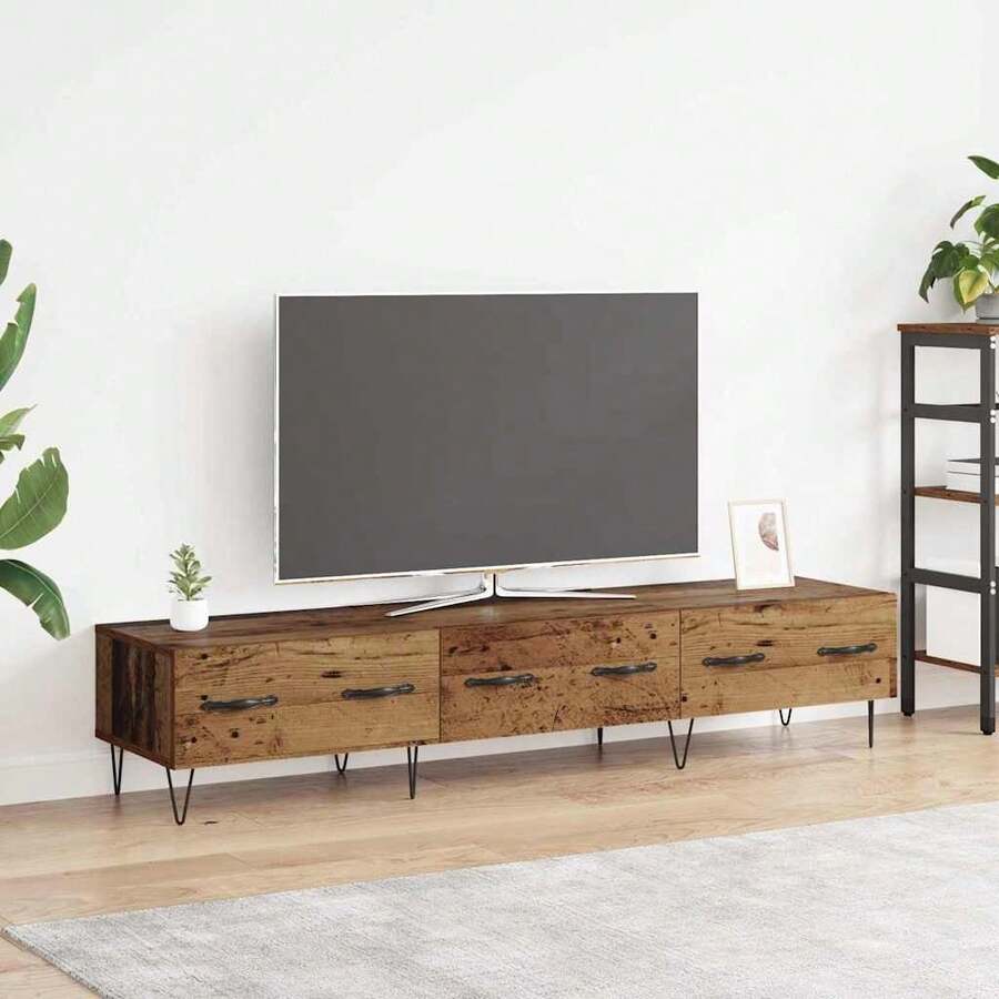 Suportes para TV e Centros de Entretenimento - Castanho - Ver 1