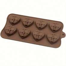 Heart Shaped Silicone Mold, 3D Diamond Heart Chocolate Mold, Soap Mold, Silicone Cake Mold, Mousse Mold, Birthday Wedding Gift - Multicolor - View 11