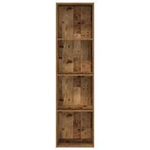 vidaXL Bibliothèque vieux bois 40x30x152 cm bois d'ingénierie - Tabac - Voir 5