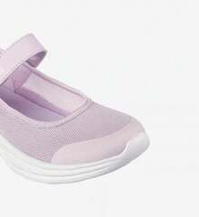 Skechers Girls' Velcro Mary Jane Breathable Mesh Casual Shoes - Pink - View 6