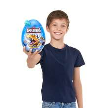 ZURU 出品的 Smashers 迷你侏罗纪发光冰河时代蛋（1 包）——可砸碎的恐龙玩具，内含 6 种以上惊喜、史莱姆和冰块史莱姆，发光恐龙，适合 3 岁及以上儿童（随机发货） - 彩色 - 查看 4