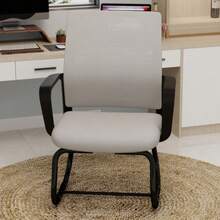 Minimalist Modern Office Chair – Metal Frame, Soft & Comfortable, Home & Office Use, Multiple Colors Available